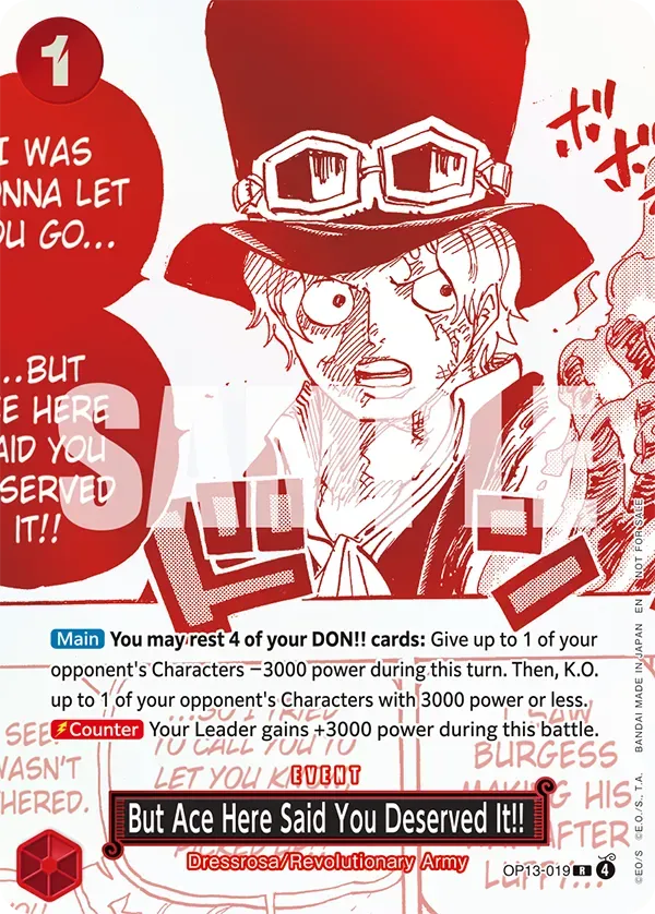 But Ace Here Said You Deserved It!!